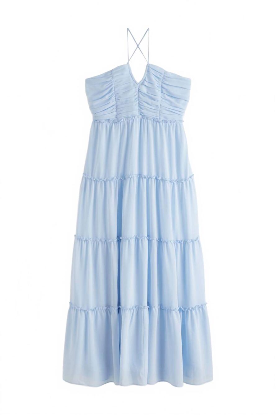 NEW FEW MODA women's east dress in light blue